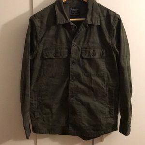 Abercrombie Oversized Military shirt jacket XS
